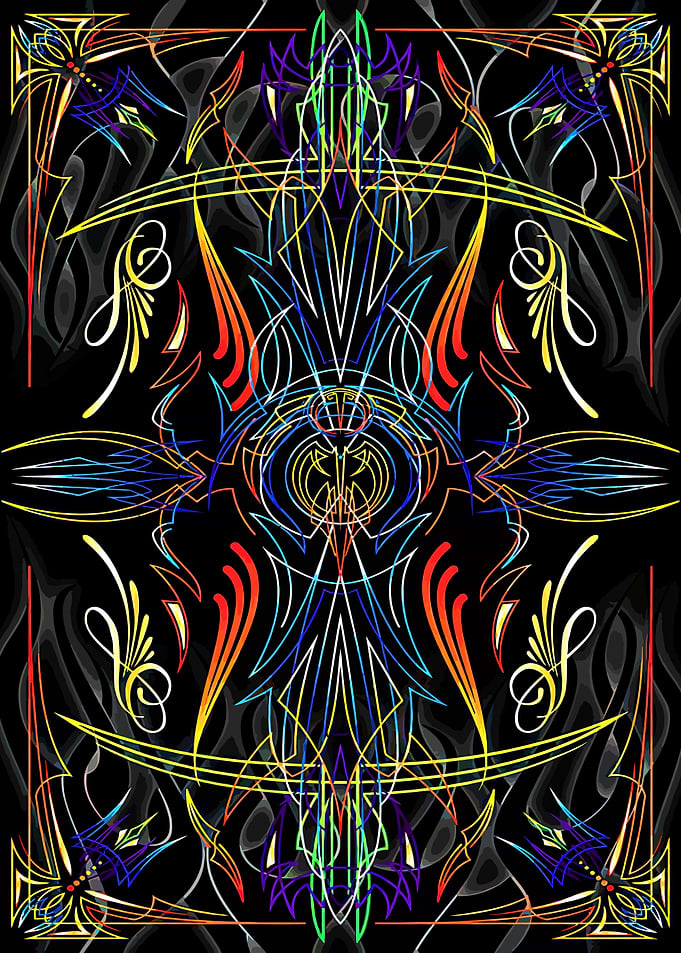 Pinstripe Art Design