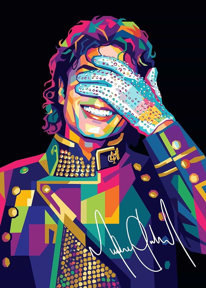 Michael Jackson Pop Art Portrait