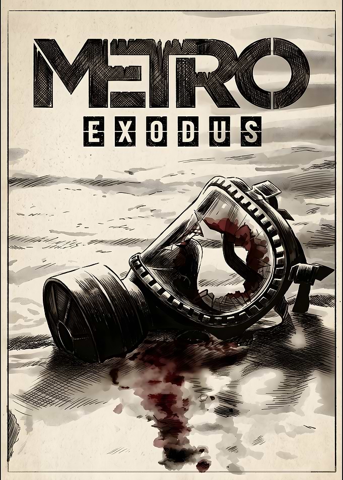 Metro Exodus Gas Mask Poster