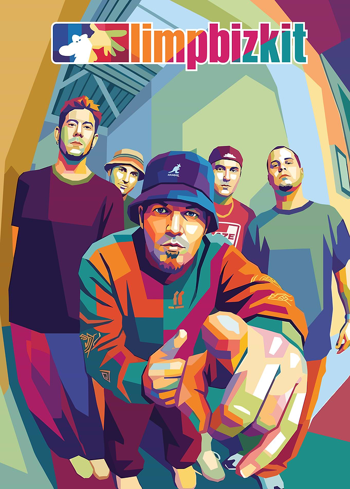 Limp Bizkit Band Pop Art