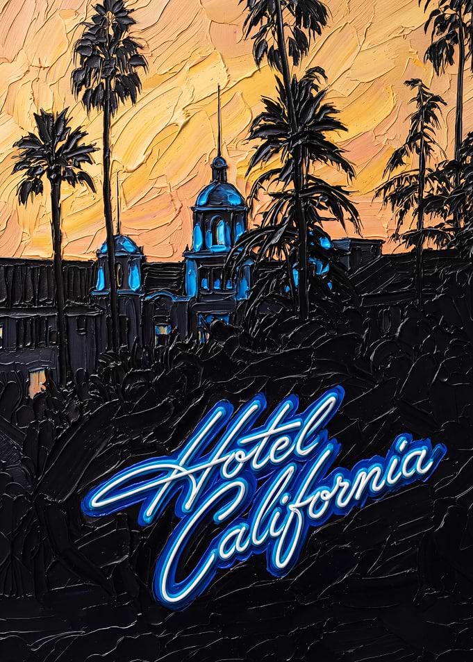 Hotel California Album Cover Art