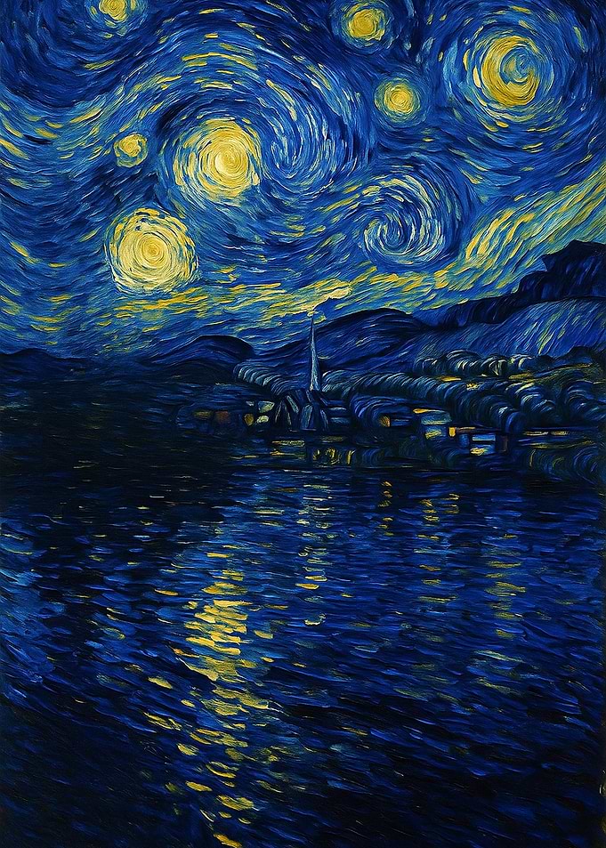 Starry Night Over Water