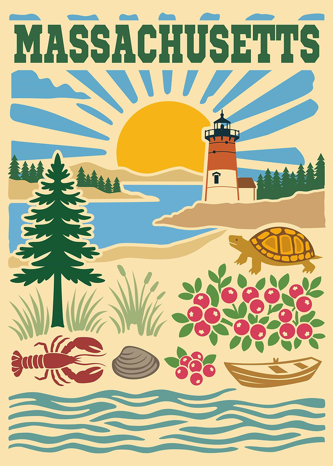 Massachusetts Coastal Scene