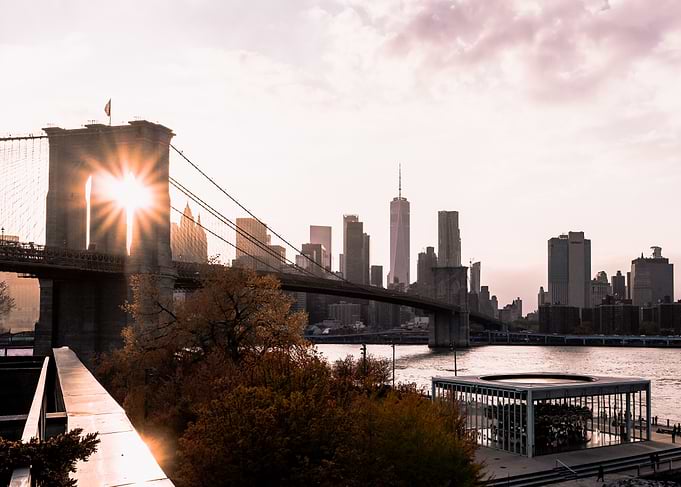 Brooklyn Bridge at Sunset