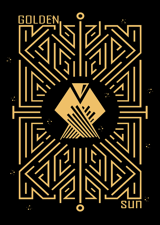 Golden Sun Book Art