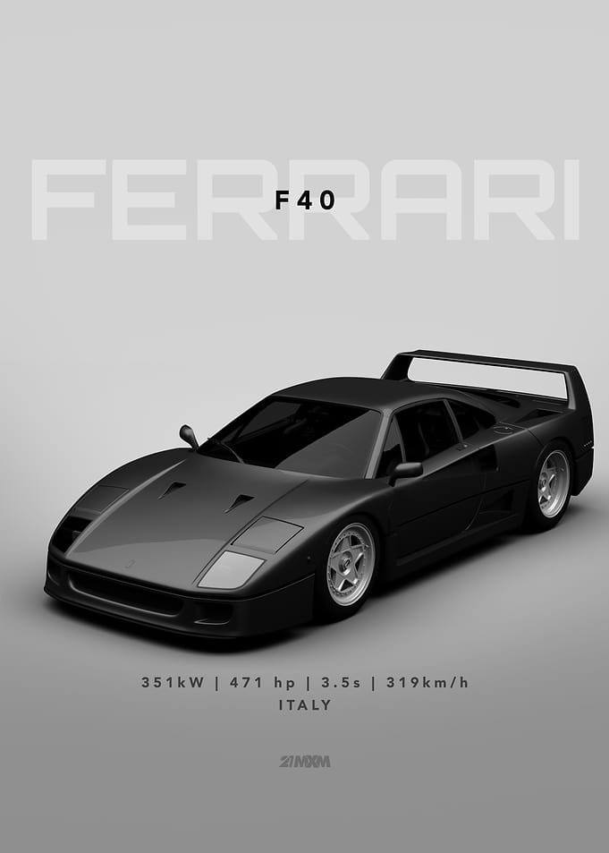 Ferrari F40 Black