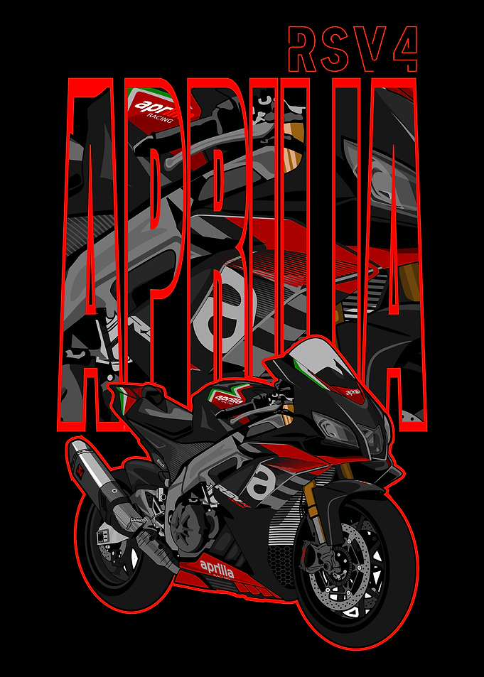 Aprilia RSV4 Motorcycle Graphic