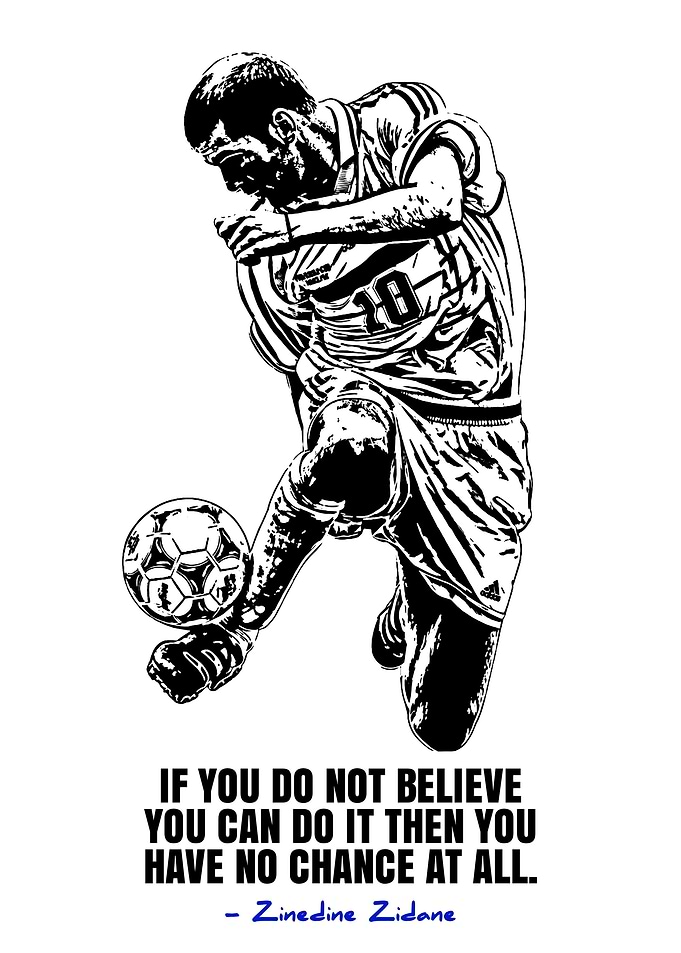 Zinedine Zidane Motivational Quote