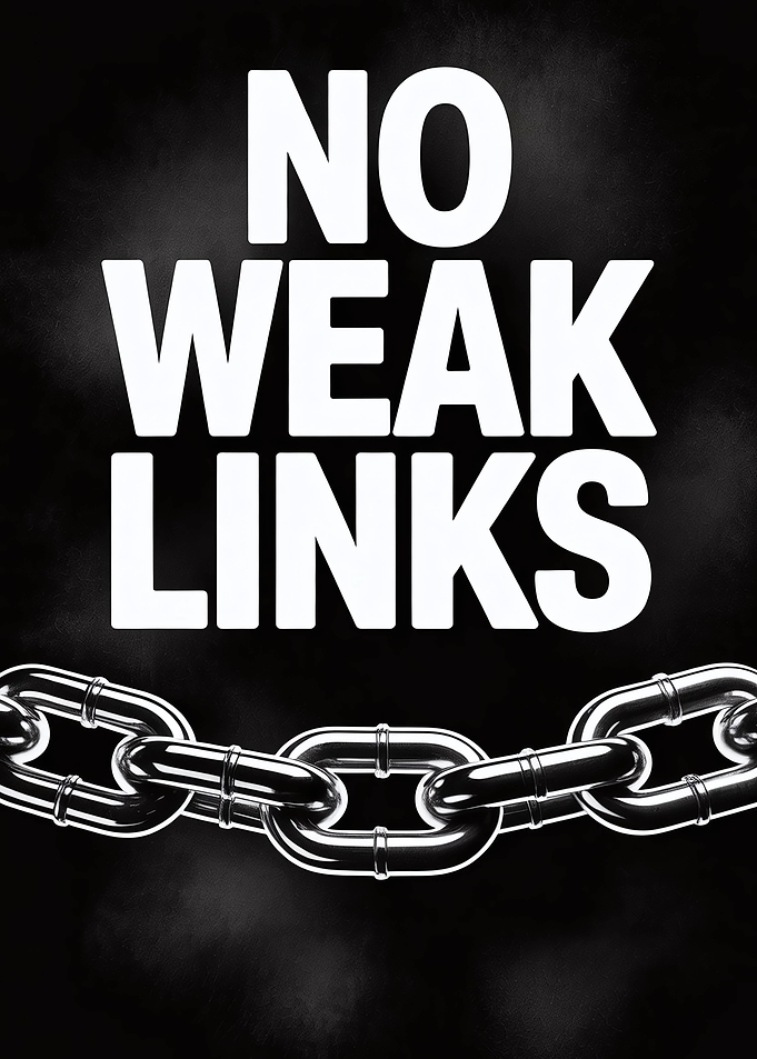 No Weak Links Steel Chain