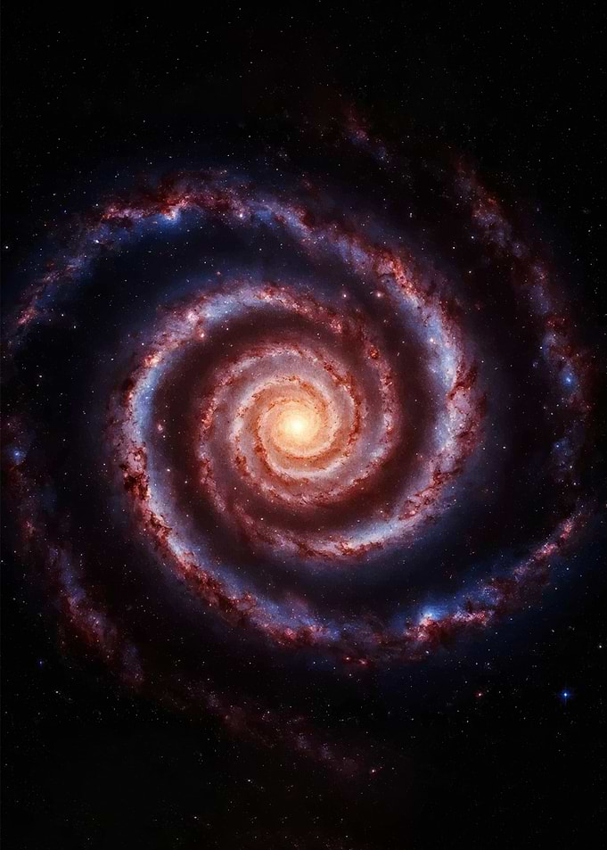 Spiral Galaxy in Deep Space