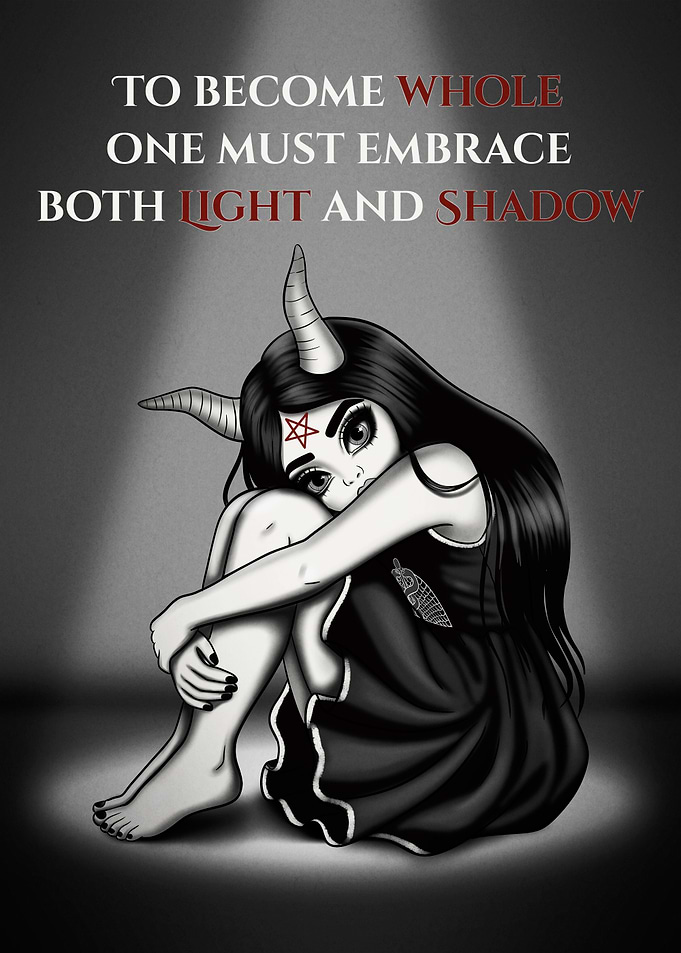 Ossi and her dolls: Sophia Embracing Light and Shadow