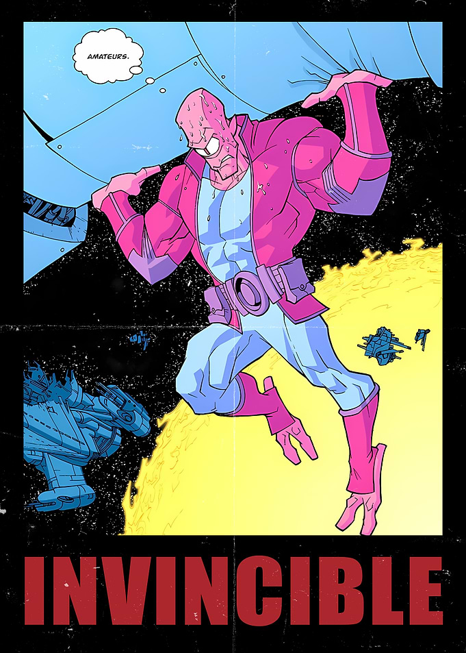 Invincible Comic Poster
