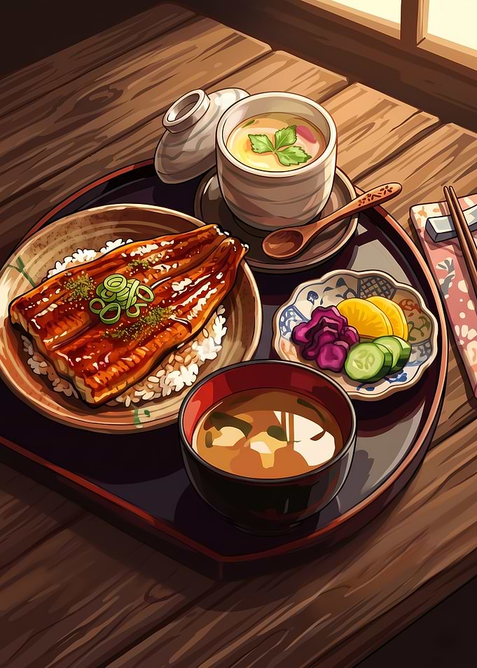 Japanese Eel Rice Meal