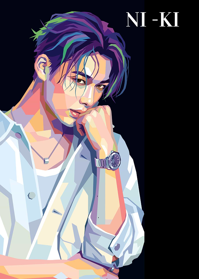 NI-KI Pop Art Portrait