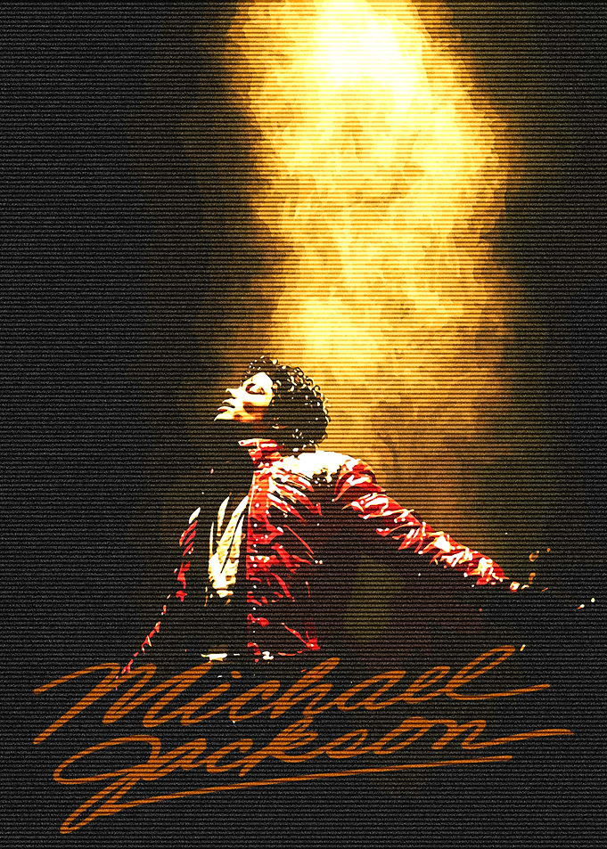 Michael Jackson Performing on Stage