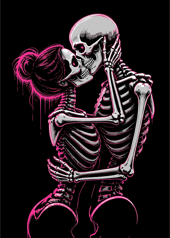 Skeleton Couple