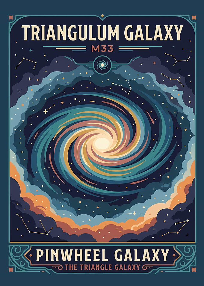 Triangulum Galaxy Poster