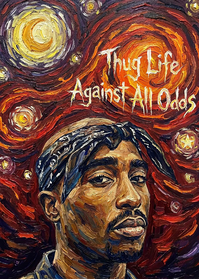 Tupac Shakur 'Thug Life' Painting