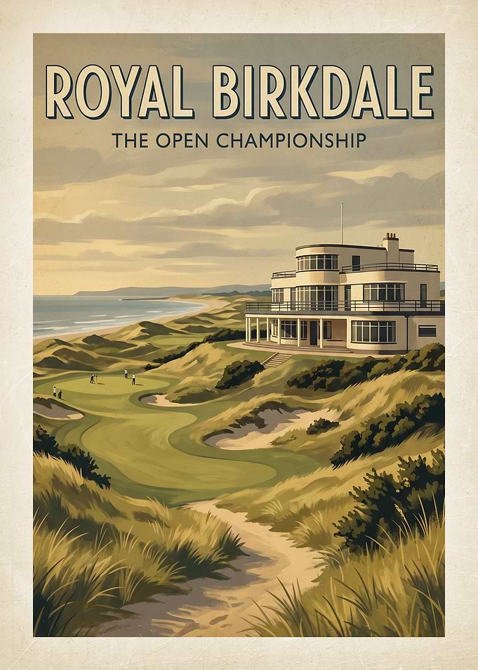 Royal Birkdale The Open Championship Poster