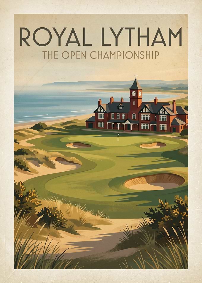 Royal Lytham The Open Championship Poster