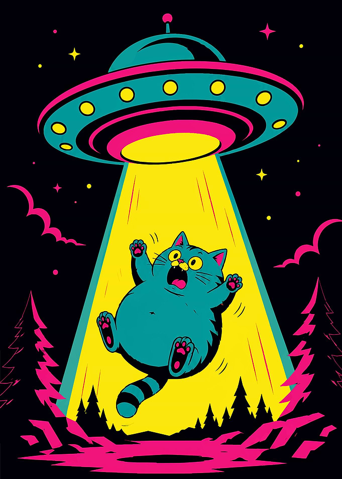 Cat Abducted by UFO