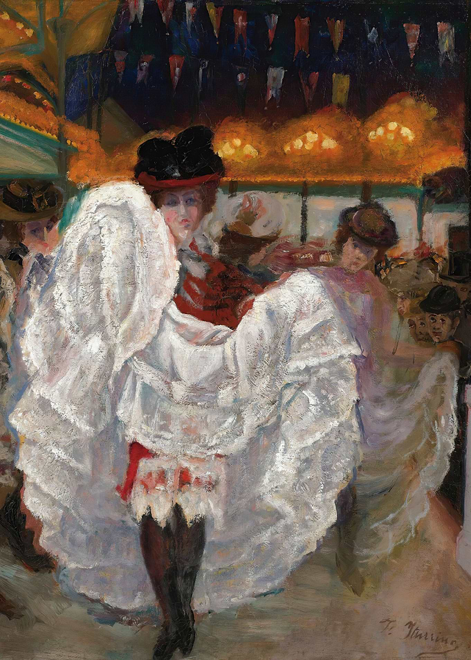 Dancers in a Cabaret
