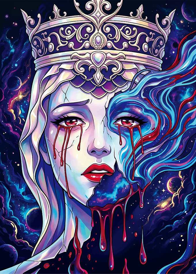 Cosmic Queen Crying Blood