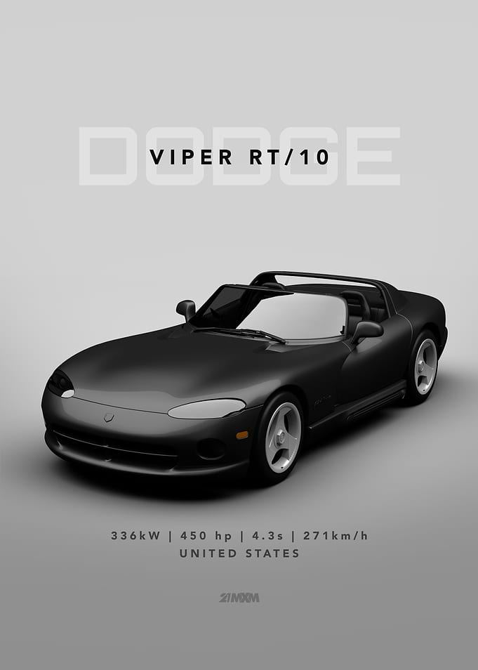 Dodge Viper RT/10 Poster
