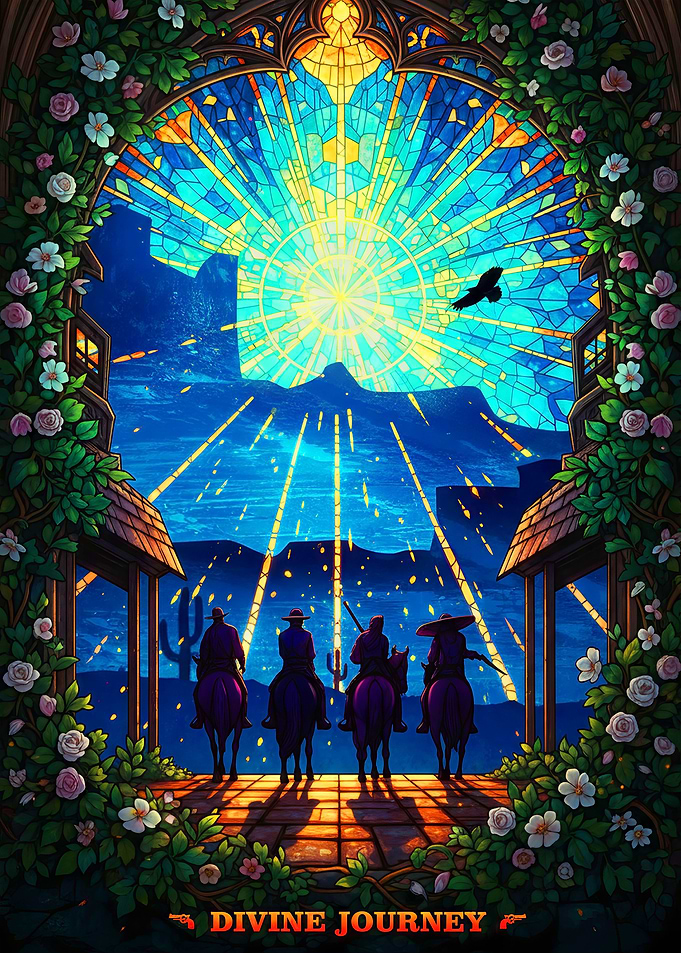 Divine Journey Western Scene