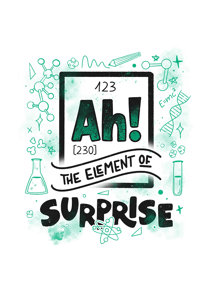 Ah! The Element Of Surprise White