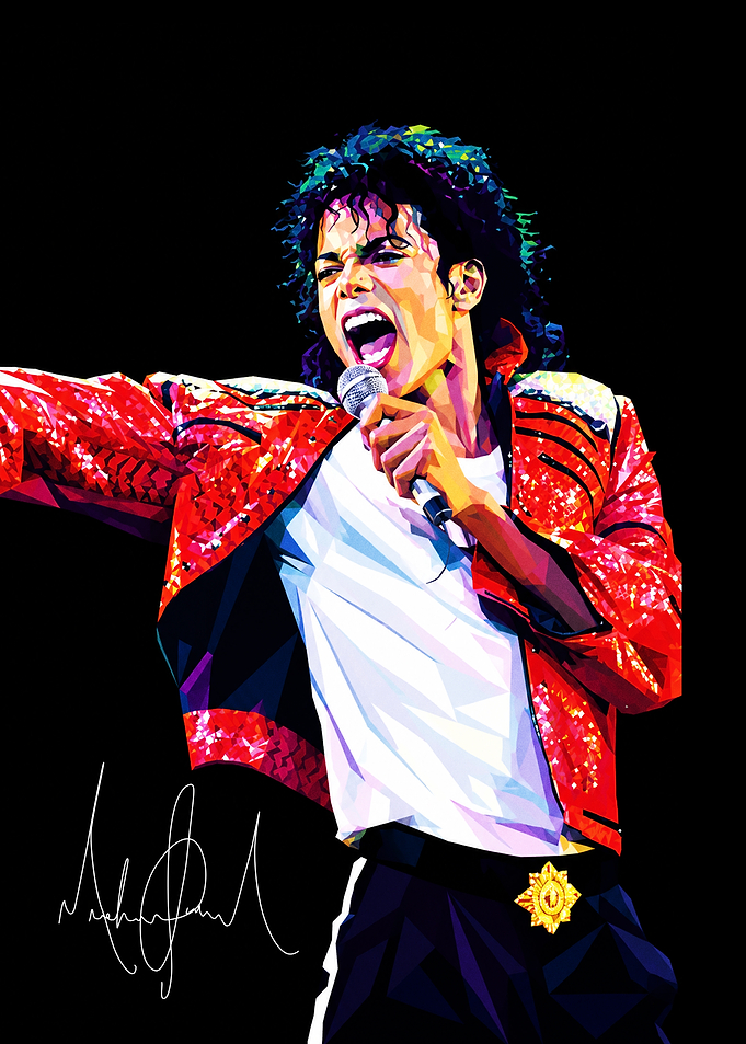 Michael Jackson Pop Art Portrait