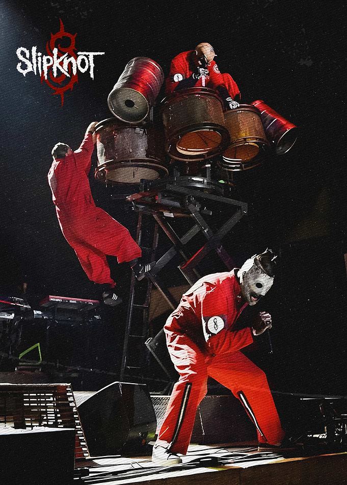 Slipknot Band Performing Live
