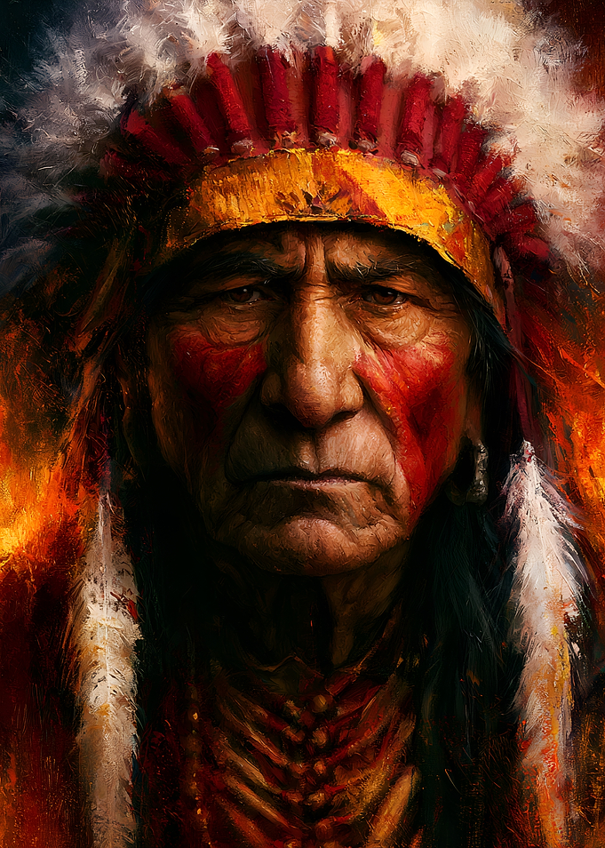 Native American Chief Portrait