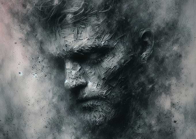 Abstract Portrait of a Man