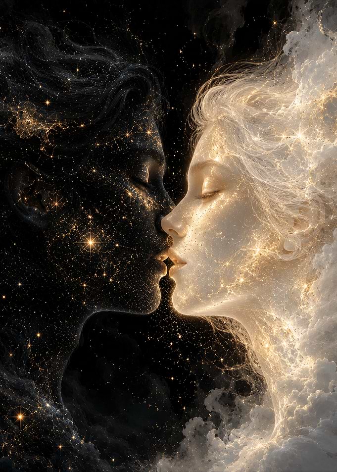 Cosmic Embrace of Day and Night