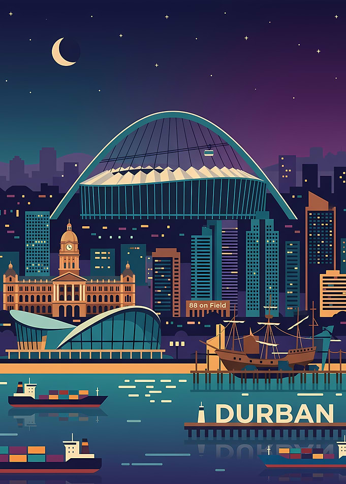 Durban Cityscape at Night