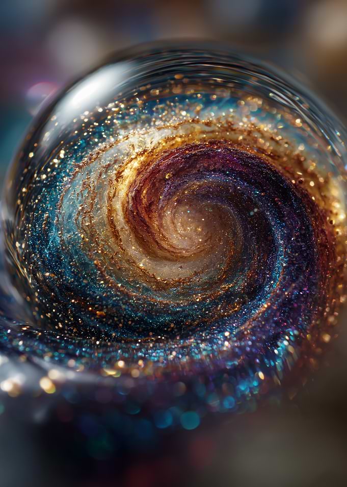 Cosmic Swirl in a Sphere