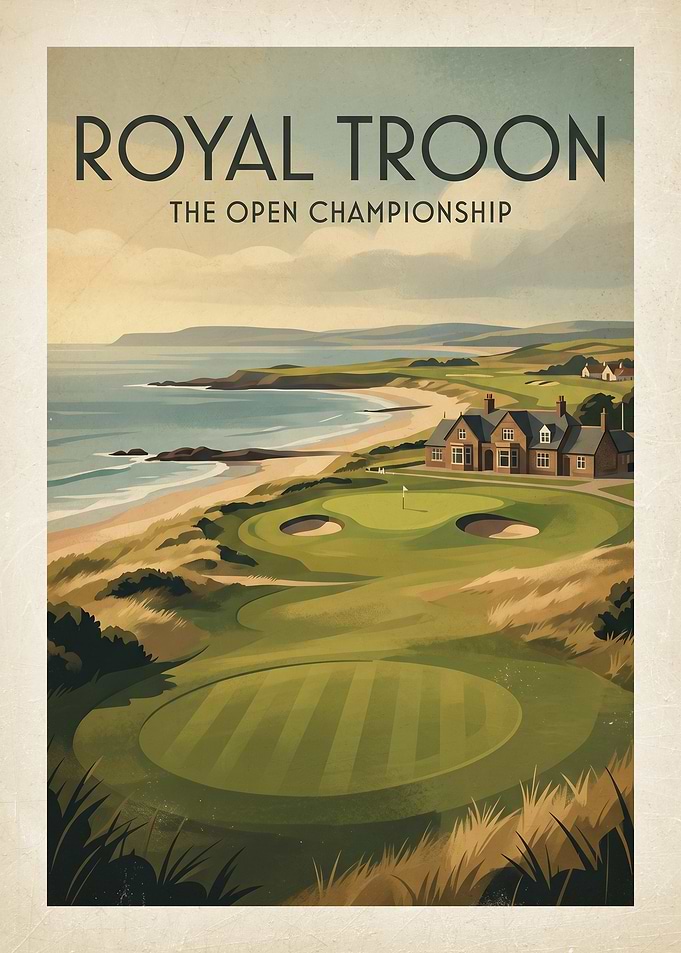 Royal Troon Golf Course Poster
