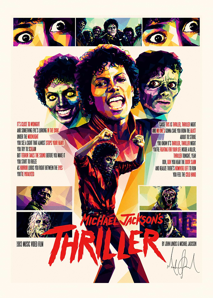 Michael Jackson Thriller Poster
