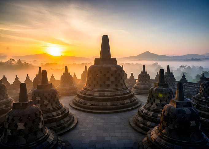Borobudur Temple Sunrise