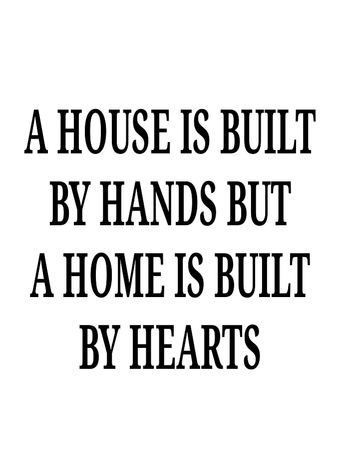 A House is Built by Hands