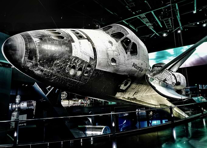 Space Shuttle Atlantis Display