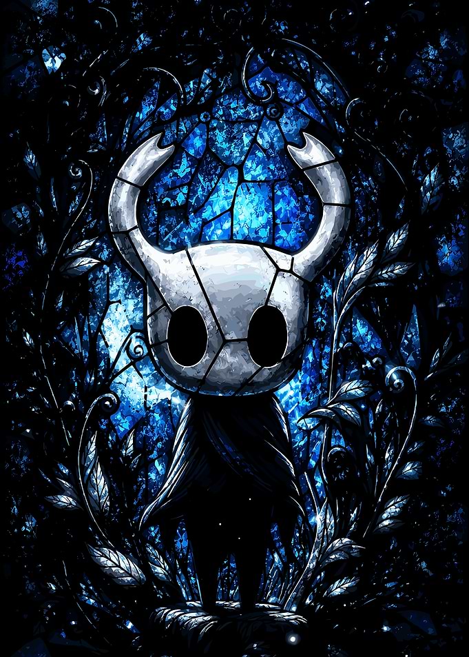 Hollow Knight Stained Glass Art