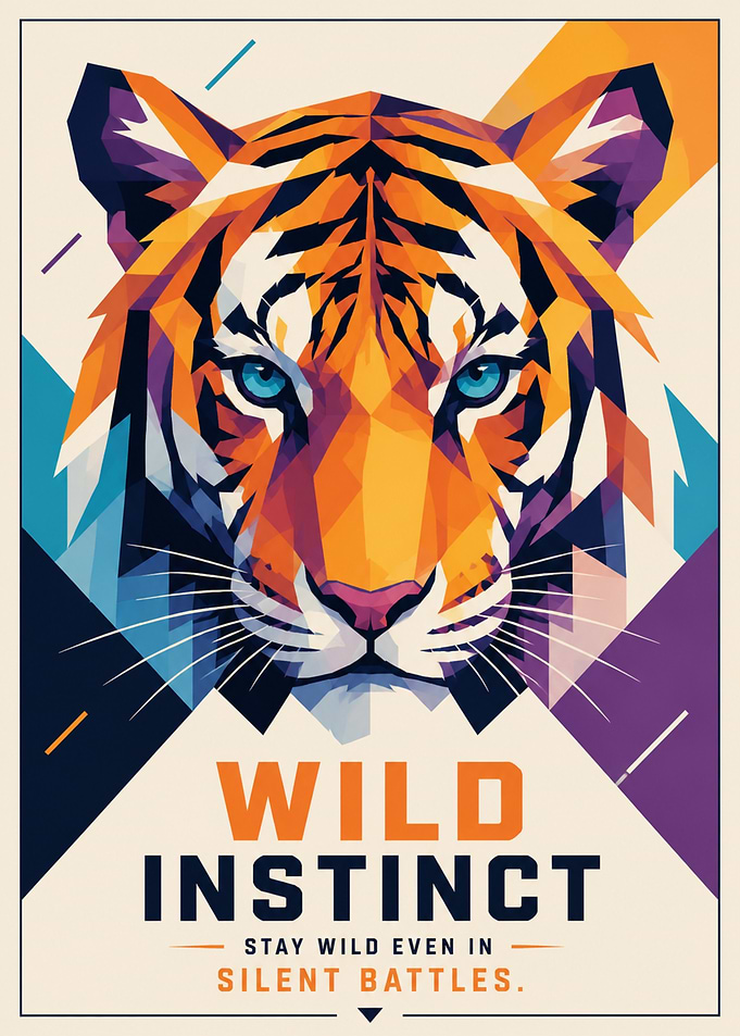 Tiger Wild Instinct Poster