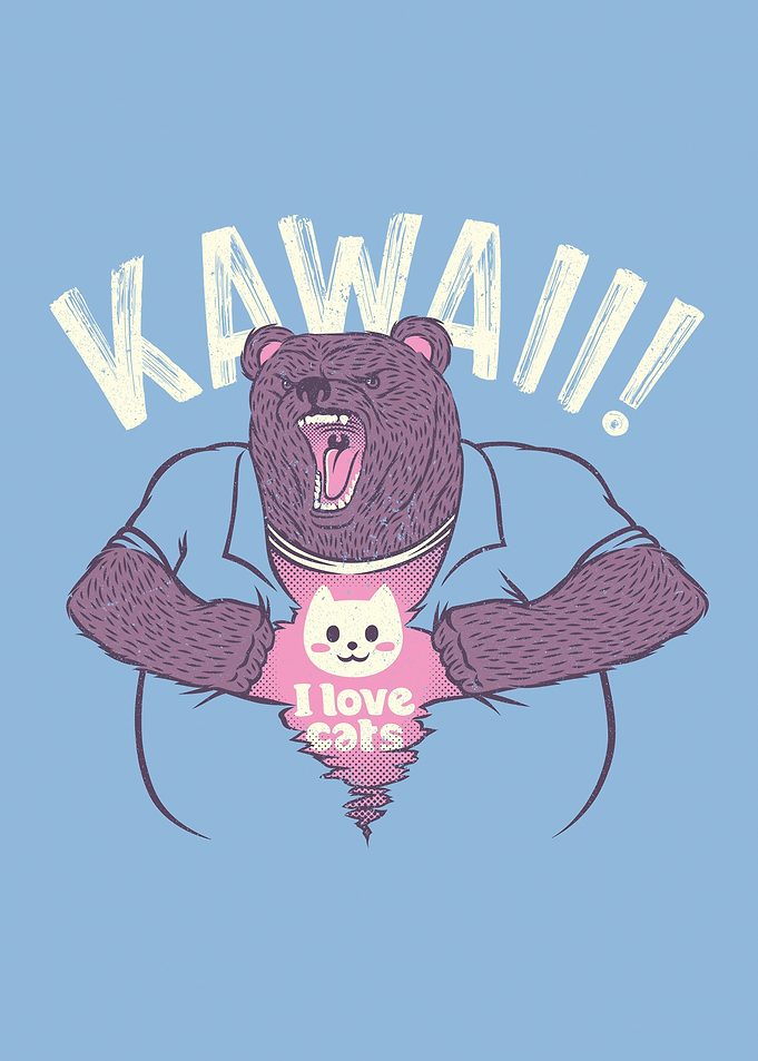 Mad Bear I Love Cats Inside