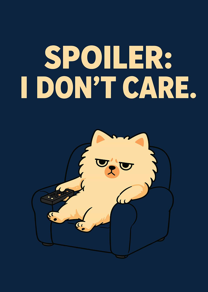 Funny Cat on Couch with Remote
