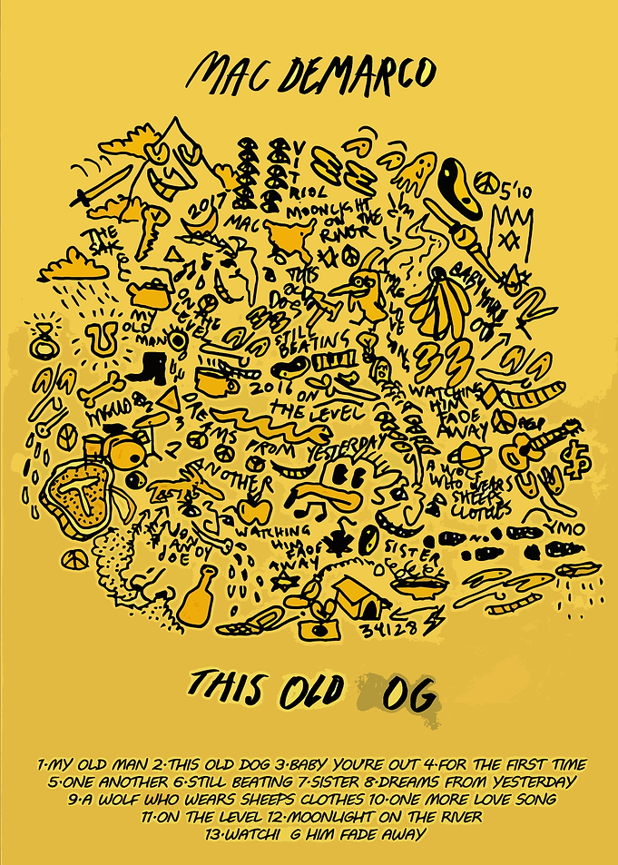 Mac DeMarco This Old Dog Album Art