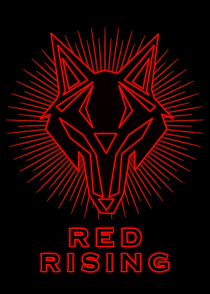Red Wolf Logo with Text