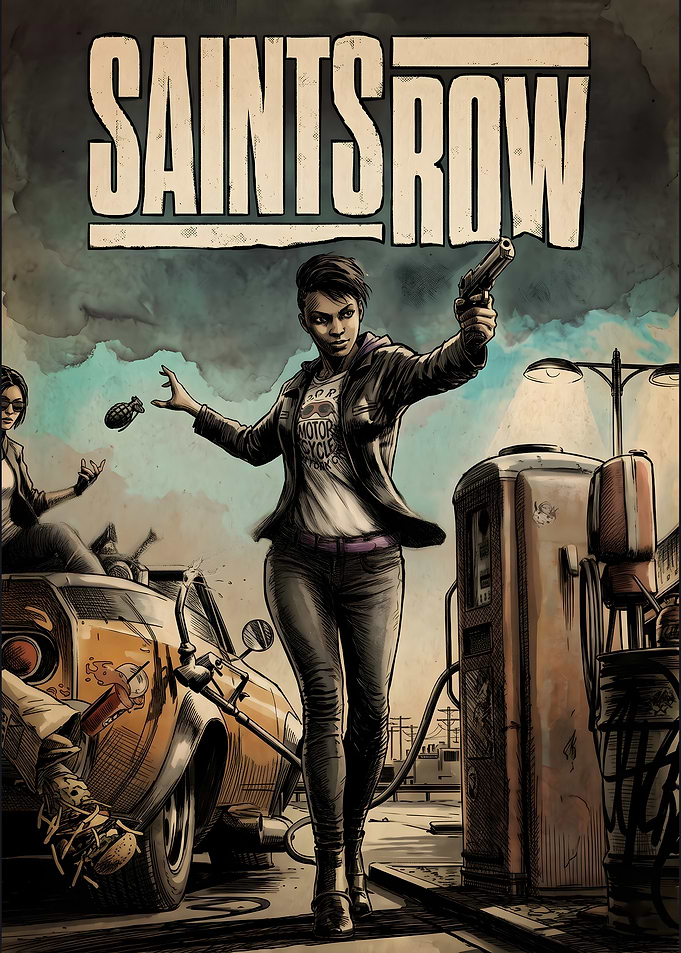 Saints Row Game Cover Art
