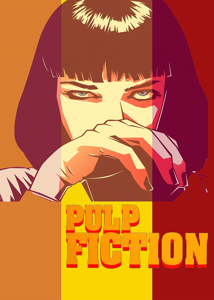 Pulp Fiction Mia Wallace Poster